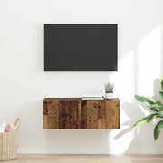 Mobile TV da parete Legno vecchio 78,5 x 31 x 29,5 cm