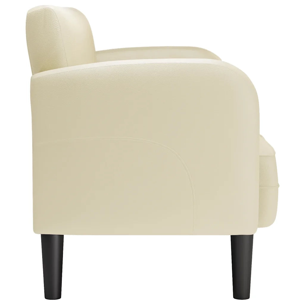Divano Divanetto Crema 110 cm in Similpelle