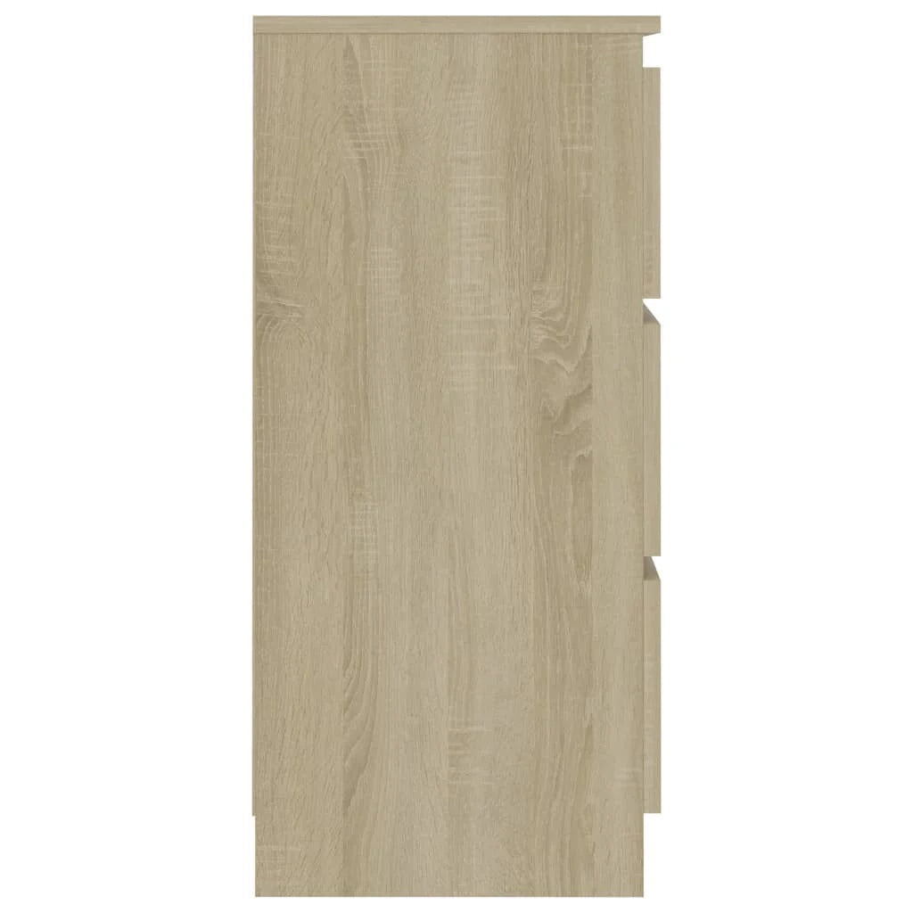 Buffet credenza cassettiera armadio mobile contenitore organizer cucina soggiorno rovere Sonoma 60 x 35 x 76 cm legno ingegnerizzato marrone 02_0031616