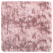 Tappeto del soggiorno | Tappeto Shaggy a Pelo Lungo NAVARRA Rosa Antico 160x160cm