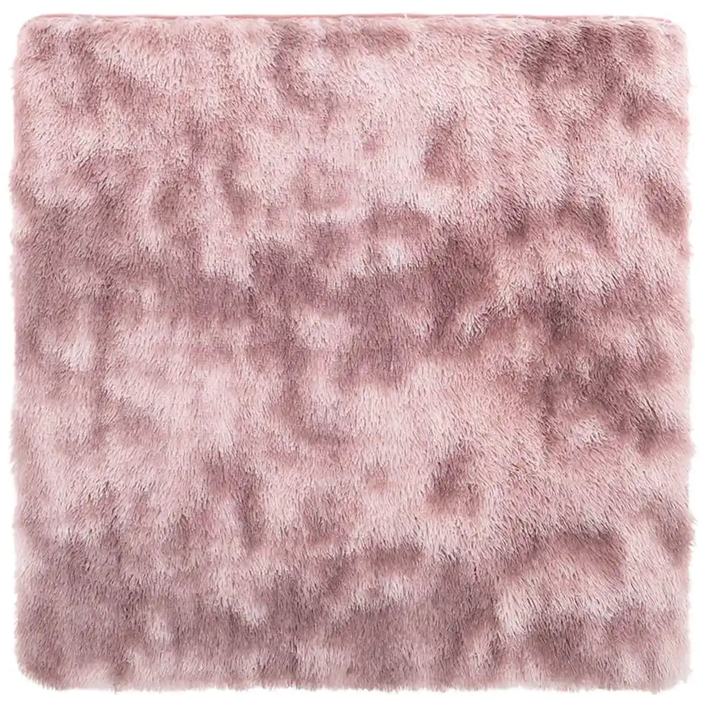 Tappeto del soggiorno | Tappeto Shaggy a Pelo Lungo NAVARRA Rosa Antico 160x160cm
