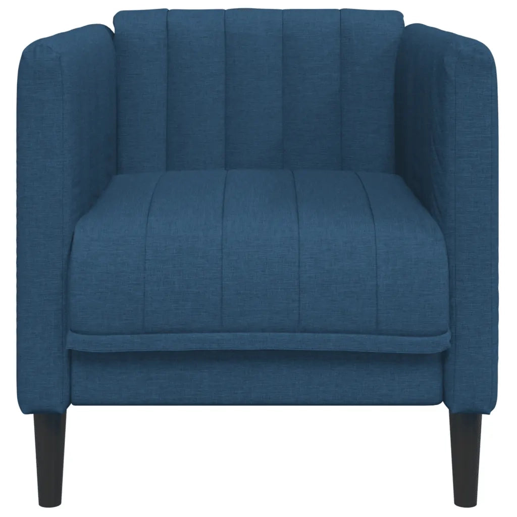 Poltrona Blu in Tessuto