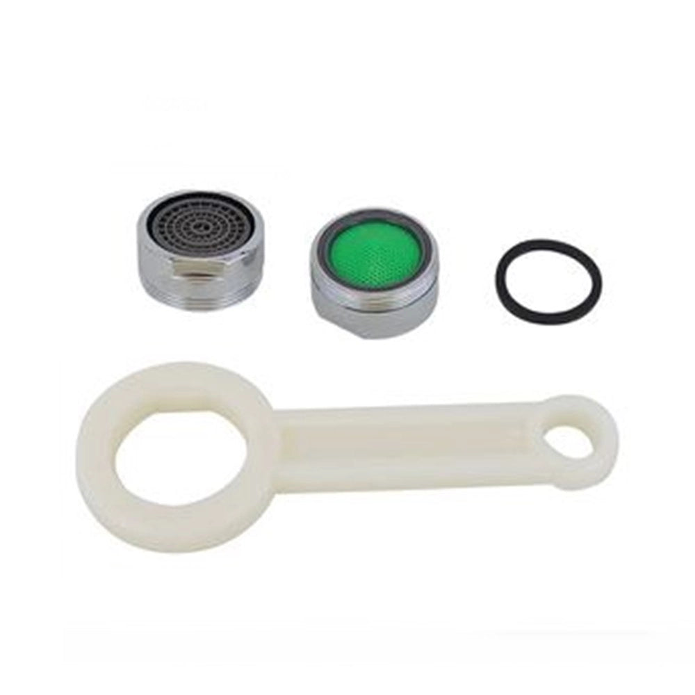 Trade Shop - Kit 9pz Aeratori Per Rubinetto M24 In Abs 24mm Chiave Serraggio Guarnizioni 59031 -