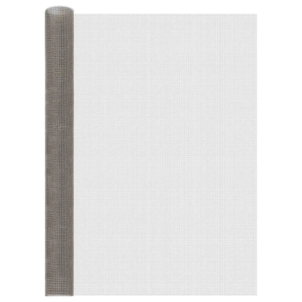 Rete per schermatura 120 x 500 cm 3 Mesh Argento 42039642