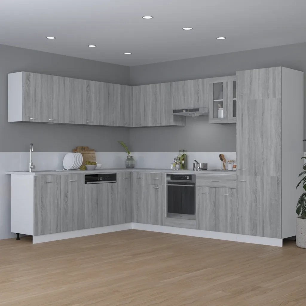 Mobile Pensile “Lyon” Grigio Sonoma 80x31x60 cm 815589