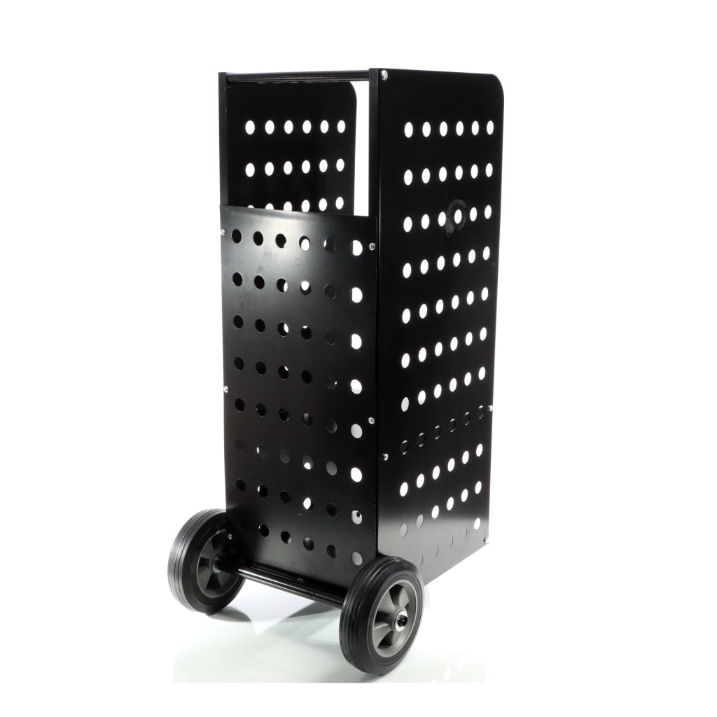 Carrello portalegna da camino XL 53x36x106 cm, con ruote in gomma piena, per trasporto legna da ardere