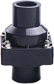 Valvola di ritorno a doppio unione per tubi in PVC - Saldata con solvente, DN25 Φ32mm, Adatta per sistemi di pressione