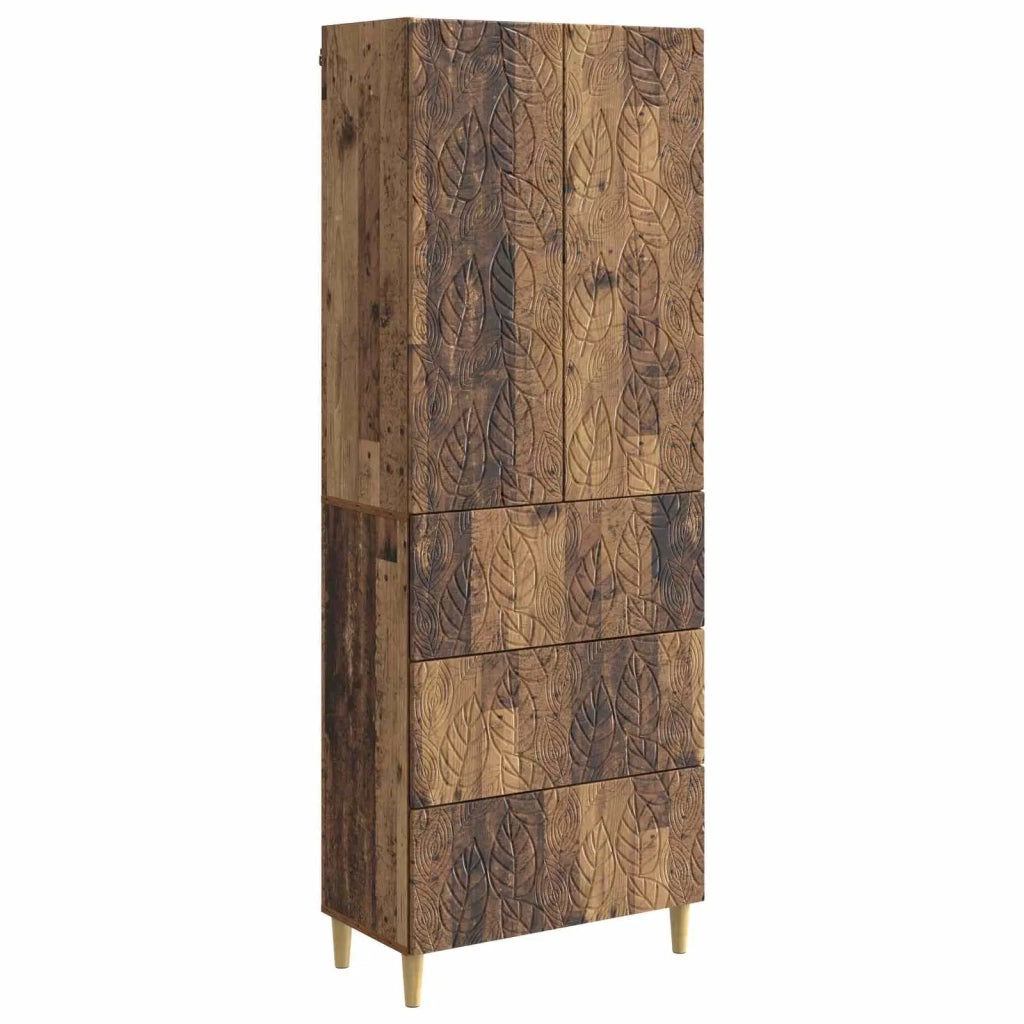 Set di armadi 2 pcs Legno antico 66 x 34,5 x 90 cm