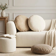 Federa 2 pz HEERLEN Marrone Ø 60 cm Tessuto Chenille 922965