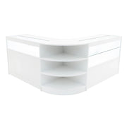 Set Banconi LED Bianco Harmonia B1200 C1200 LM60 Vetrina Negozio con Serratura