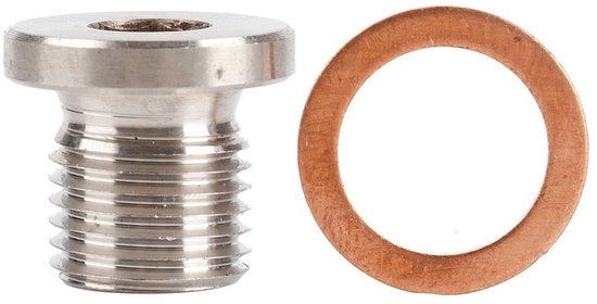 Tappo di blindatura per sensore lambda O2 1,25 mm per motociclette e auto accessori - M12