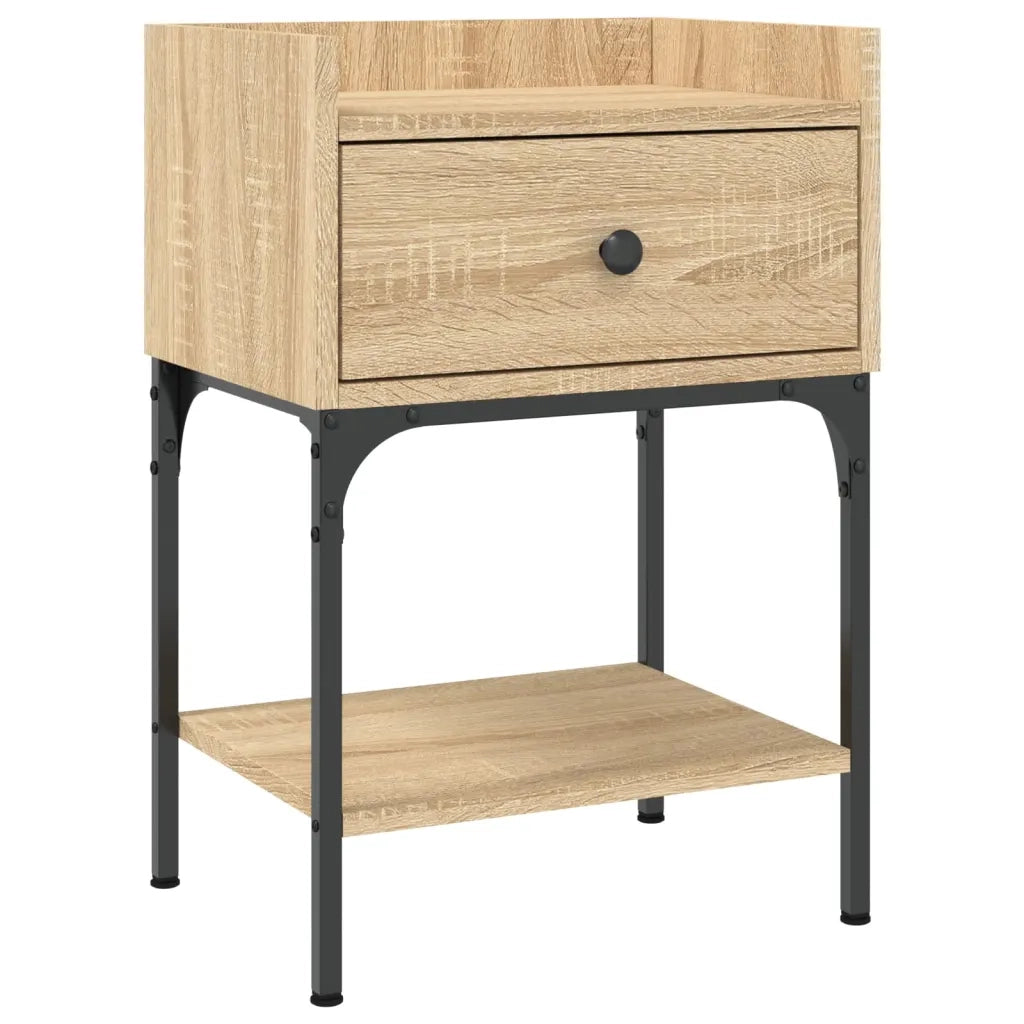 vidaXL Comodino Rovere Sonoma 40,5x31x60 cm in Legno Multistrato
