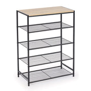 MAURY'S WOOD SCAFFALE CON 5 RIPIANI 60 X 30 X H83 CM