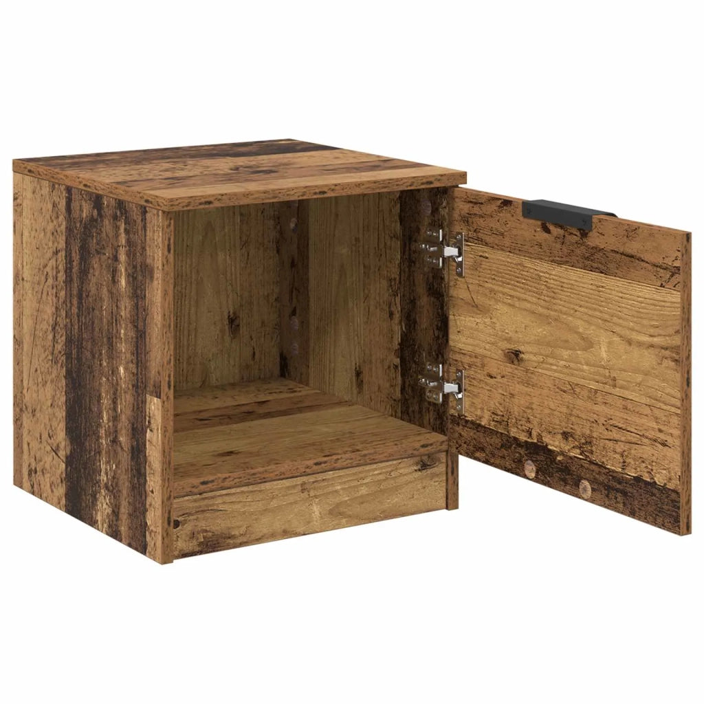 Armadietto per letto 2 pz Legno vecchio 40 x 39 x 40cm CFW6228022