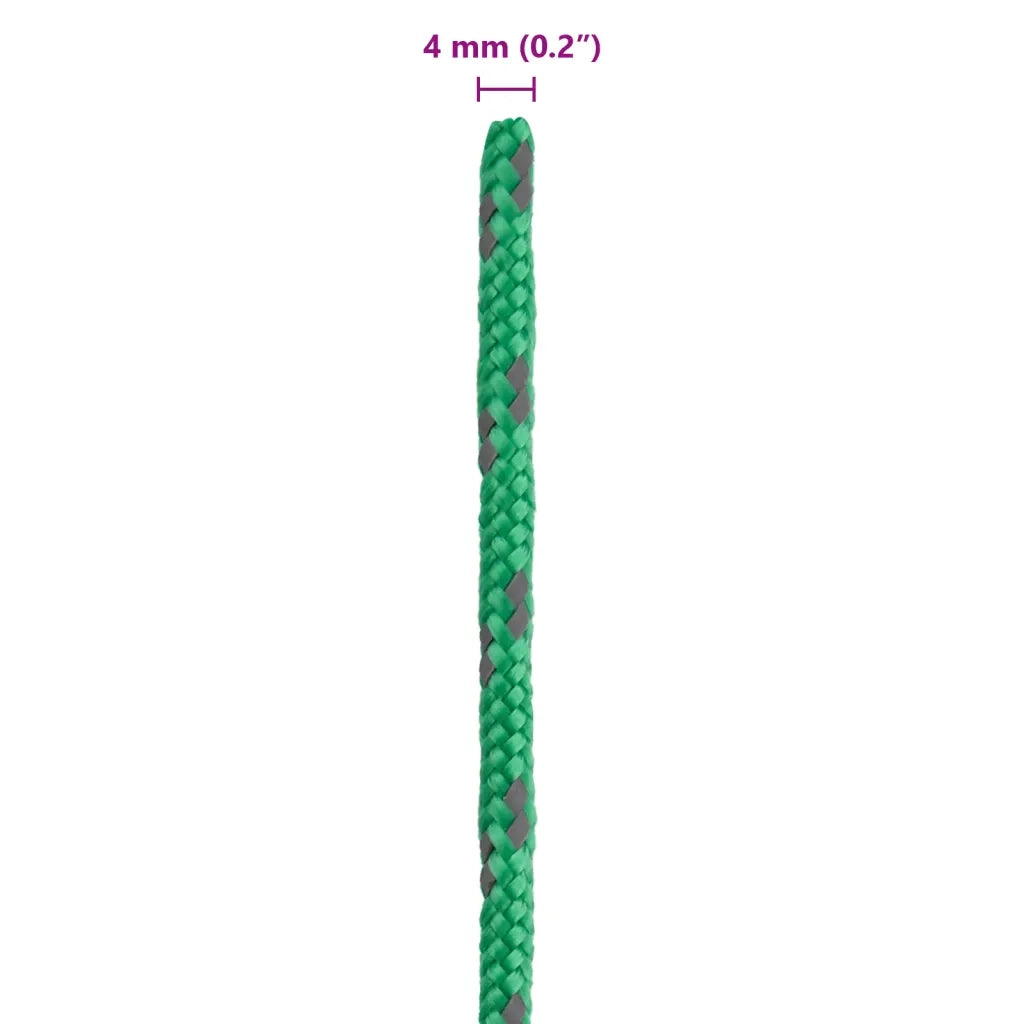 Corde per Tenda con Chiavi Riflettenti 8 pz 4 m 4 mm