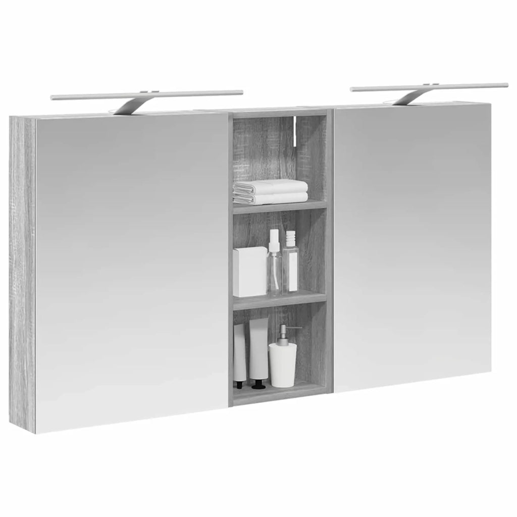 Set di Armadi da Bagno con lo scaffale 3 pcs 130 x 14,5 x 70 cm 3403773