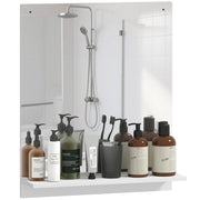 Specchio da bagno con ripiano ¨C zephmum ¨C Bianco 50x60 cm