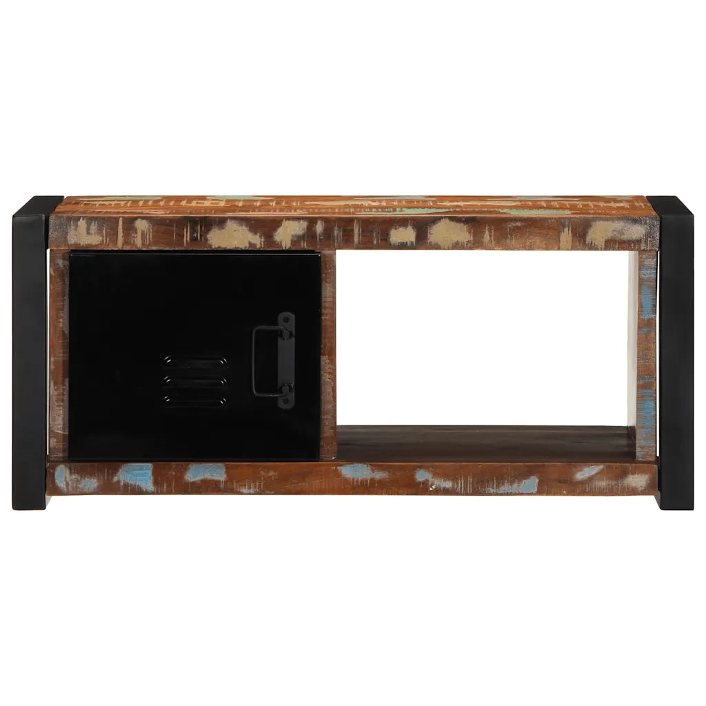 Mobile Porta TV 80x30x35 cm in Legno Massello di Recupero 4013596