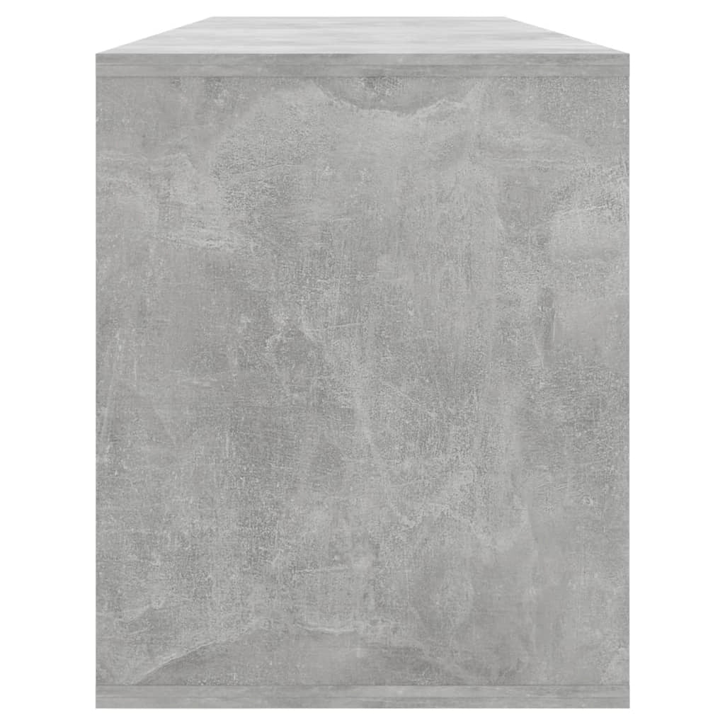 Mobile TV multimediale mensola TV credenza TV sala da pranzo soggiorno camera da letto 130 x 35 x 50 cm legno ingegnerizzato grigio 02_0025893