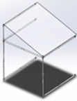 Gabbia per Cani con Tetto e Porta 2x2x2,58 m Acciaio Galvanizzato 42009133