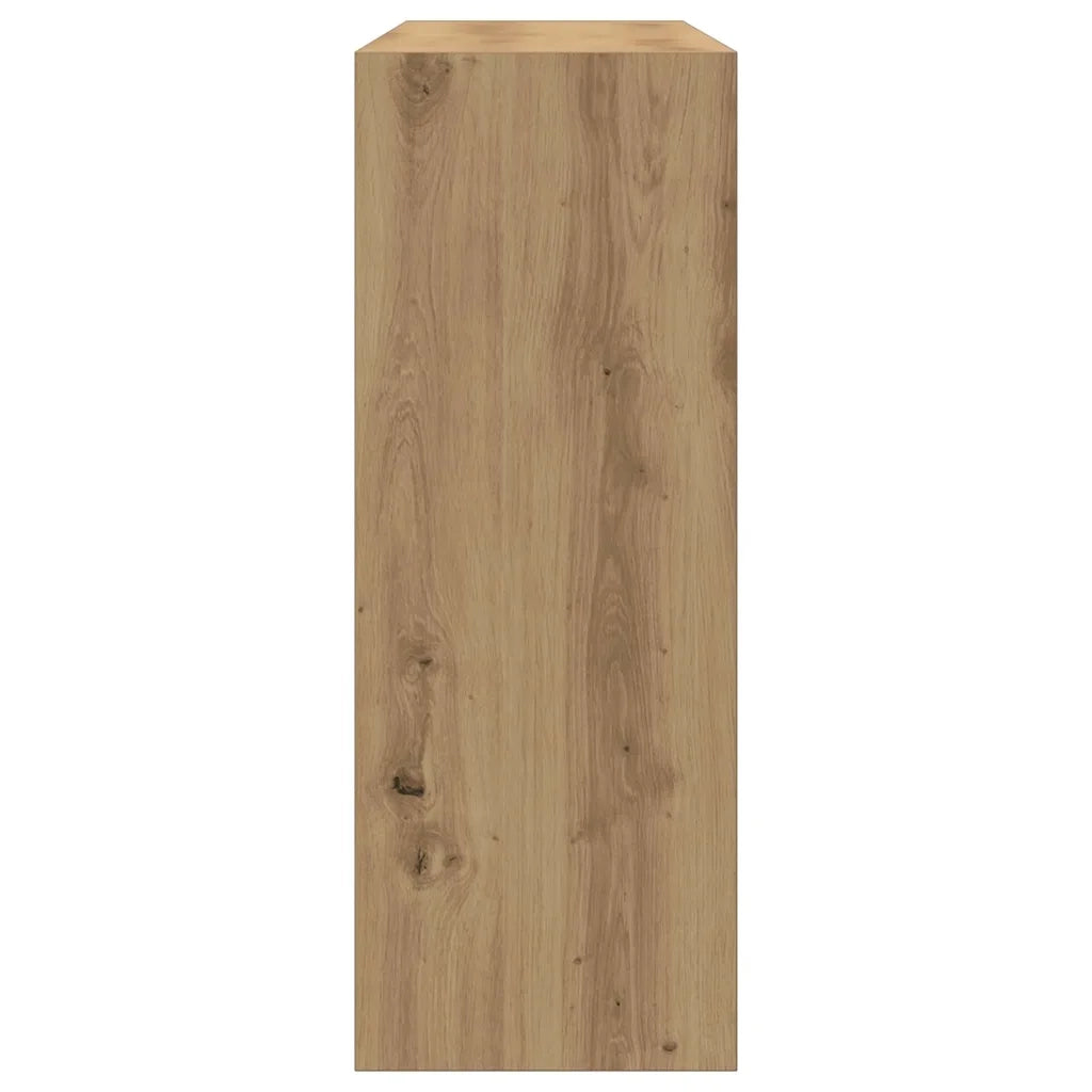 Tavolo Consolle Rovere Artigianale 105x30x80 cm in Truciolato 856623