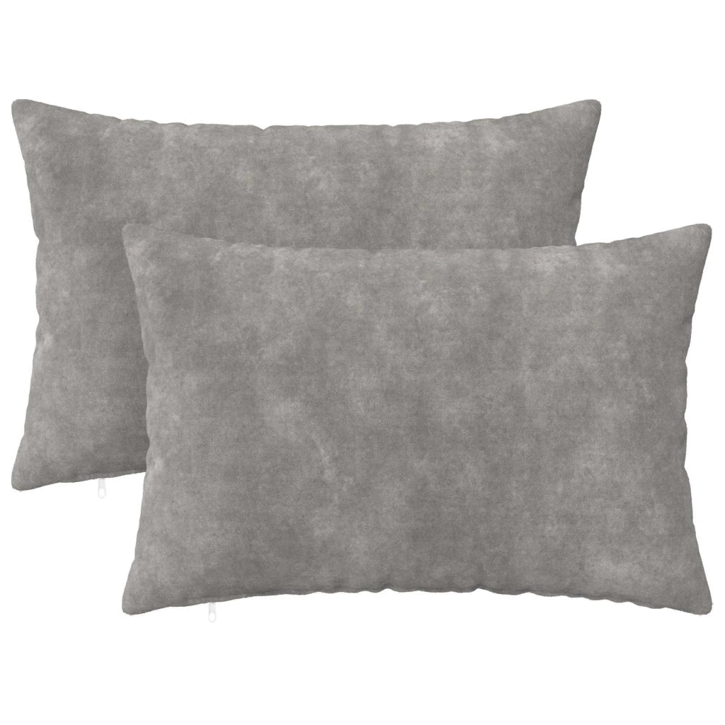 Federa 2 pcs HEERLEN Grigio Chiaro 50 x 80 cm 912029