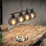 Lampadario ristorante ZMH a LED Lampadario E27 Lampadario retr¨° in ferro Lampadario vintage 120 cm