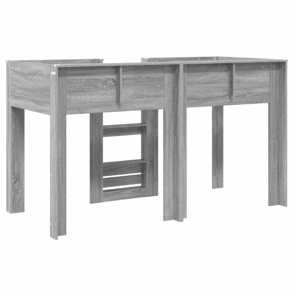Letto a Castello per Bambini Grigio Sonoma 75 x 190 cm