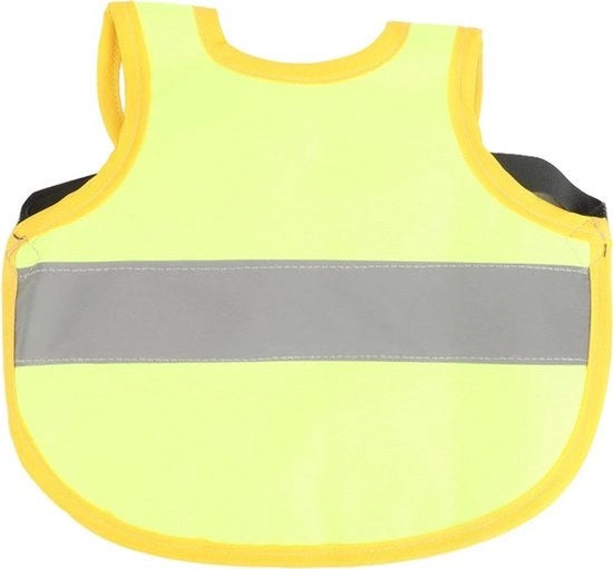 Vest Riflettente per Cani - Sicuro - Giallo - Comodo - Adatto per Cani - Vest con Strisce Riflettenti
