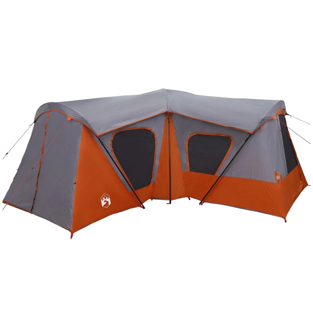 Tenda Familiare Grigio e arancione 610 x 610 x 210 cm 42017474