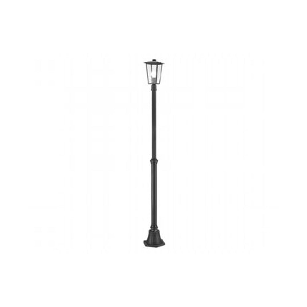 Lampione Telescopico Contemporaneo Ribot Alluminio Nero 1 Luce E27