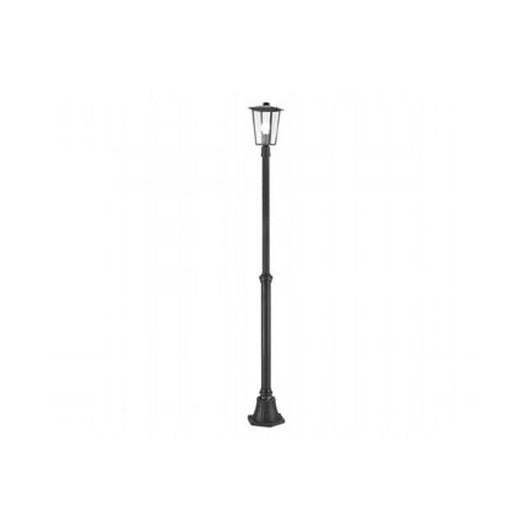 Lampione Telescopico Contemporaneo Ribot Alluminio Nero 1 Luce E27