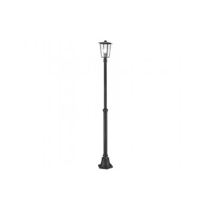 Lampione Telescopico Contemporaneo Ribot Alluminio Nero 1 Luce E27