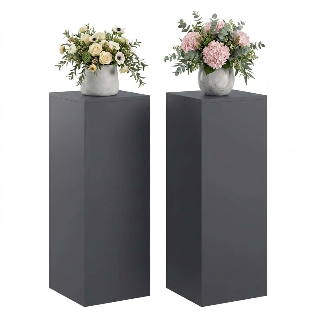 Supporto per piante 2 pcs Antracite 30 x 30 x 80 cm 8012493