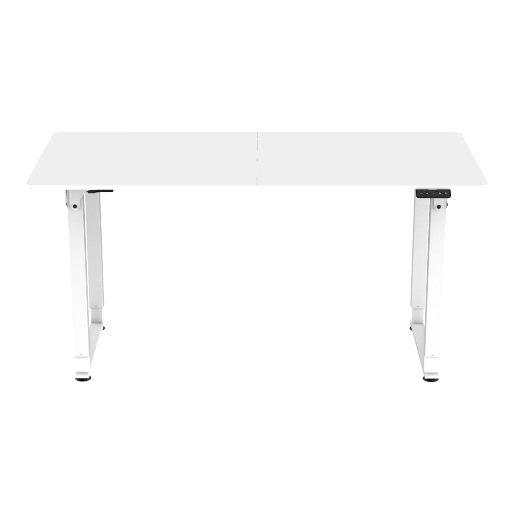 Scrivania Kirkkonummi con Piano Tavolo 160x75 cm Regolabile in Altezza - Bianco pro.tec