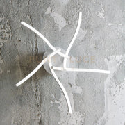 TESSA P/5 LAMPADARIO A SOFFITTO A LED 4000K  2300LM 38W ALLUMINIO E SILICONE