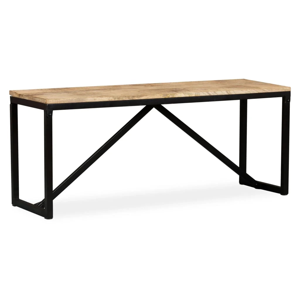 Panca 110 x 35 x 45 cm in legno massello di mango 02_0021235