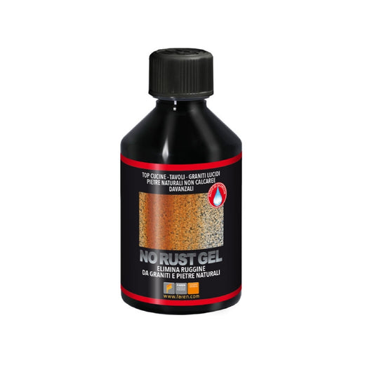NO RUST GEL derugginante acido elimina ruggine da granito pietre naturali non calcaree 250 ml