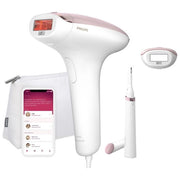 Philips Lumea Advanced BRI920 - Epilatore luce pulsata IPL, 5 livelli di intensita', testina corpo 4 cm² + testina sopracciglia, utilizzo su corpo e bikini, alimentazione da rete, sensore pelle, filtro UV, Colore Bianco-rosa