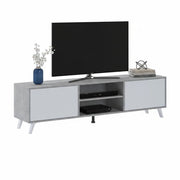 Misinto, Mobile Porta tv Cassetti, 180x40x49h cm Grigio Cemento