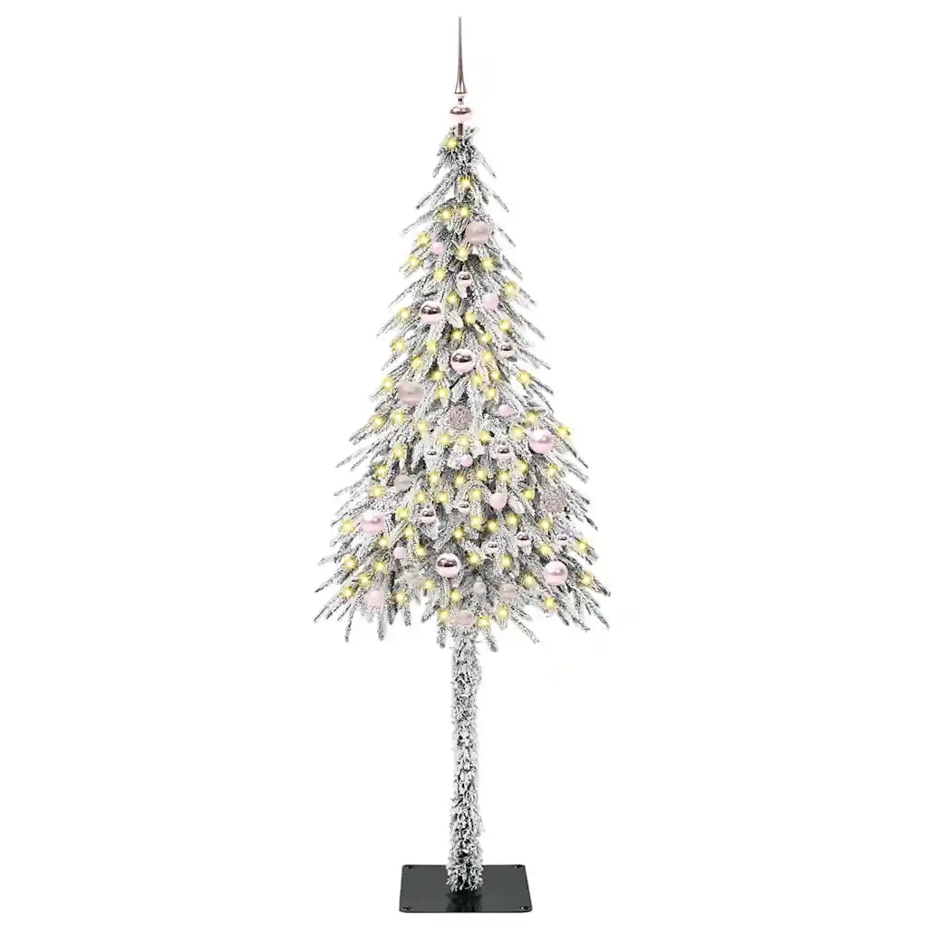 Albero di Natale con 150 LED Bianco 150 cm PE e Acciaio 3396218