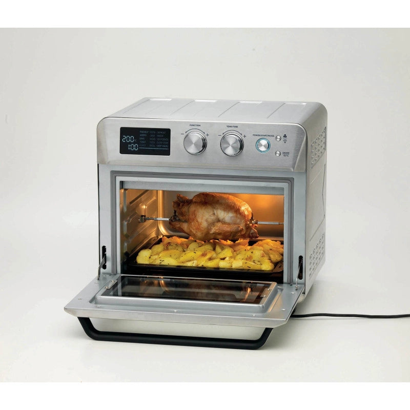 Forno + Friggitrice ad Aria 25L, 1700W, 15 funzioni di cottura, temperatura fino a 230° - Silver