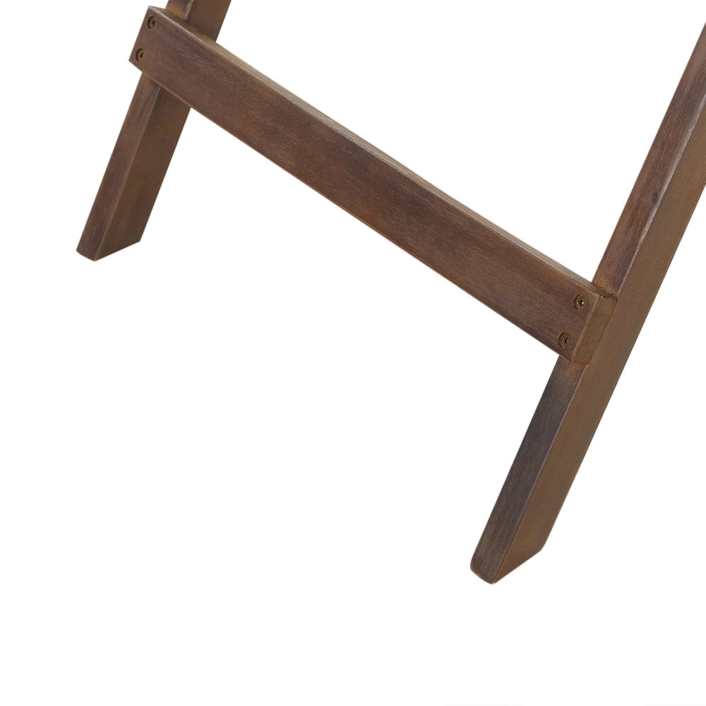 Tavolino da giardino pieghevole in legno di acacia marrone scuro  piano smontabile pieghevole per esterno