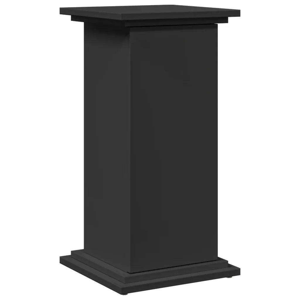 Supporto Espositivo Portaoggetti Nero 31x30x60 cm Truciolato 854617