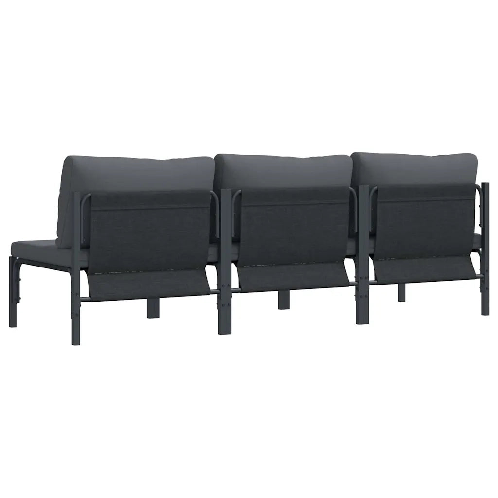 Mobili da Esterno 3 Pezzo Antracite 80 x 80 x 71 cm Acciaio CFW8484938