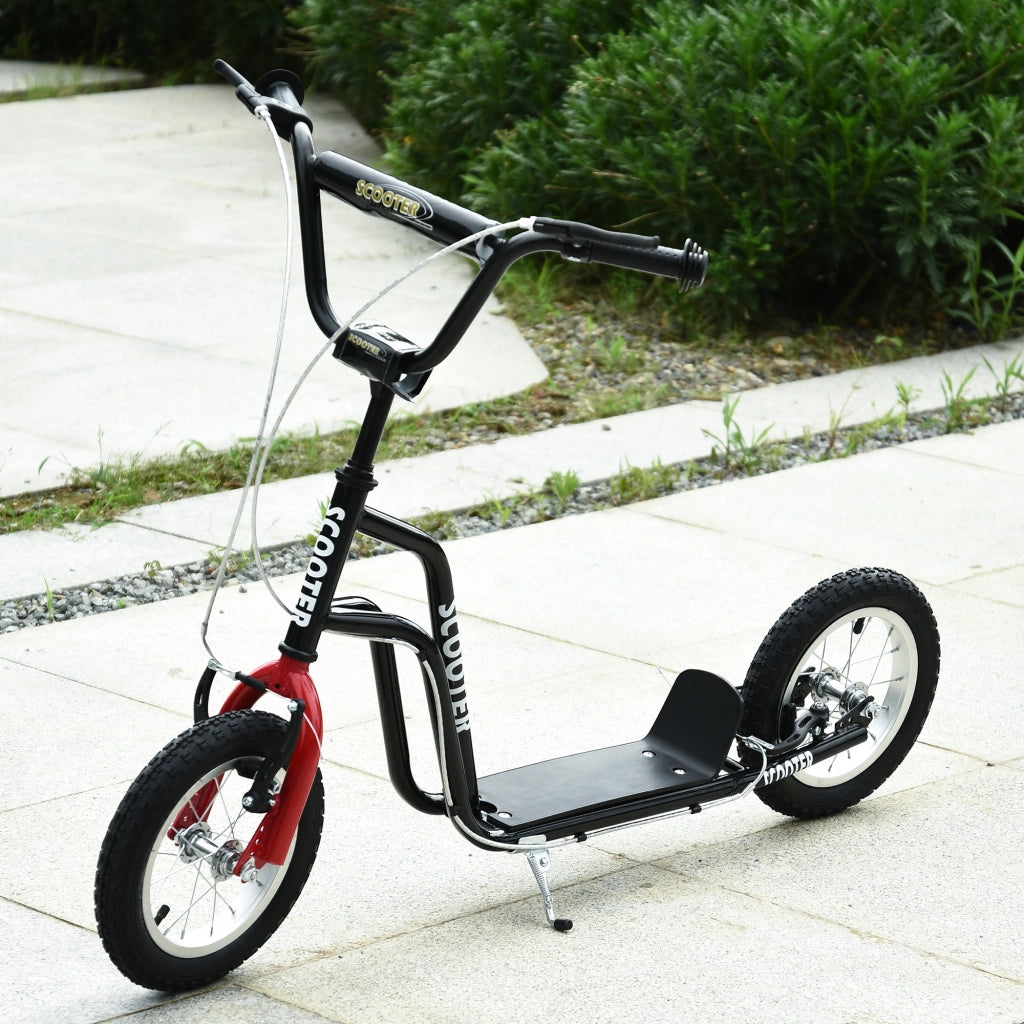 Patinete Bambini Regolabile ¨C Zephmum ¨C Nero Acciaio 120x58x75-80 cm