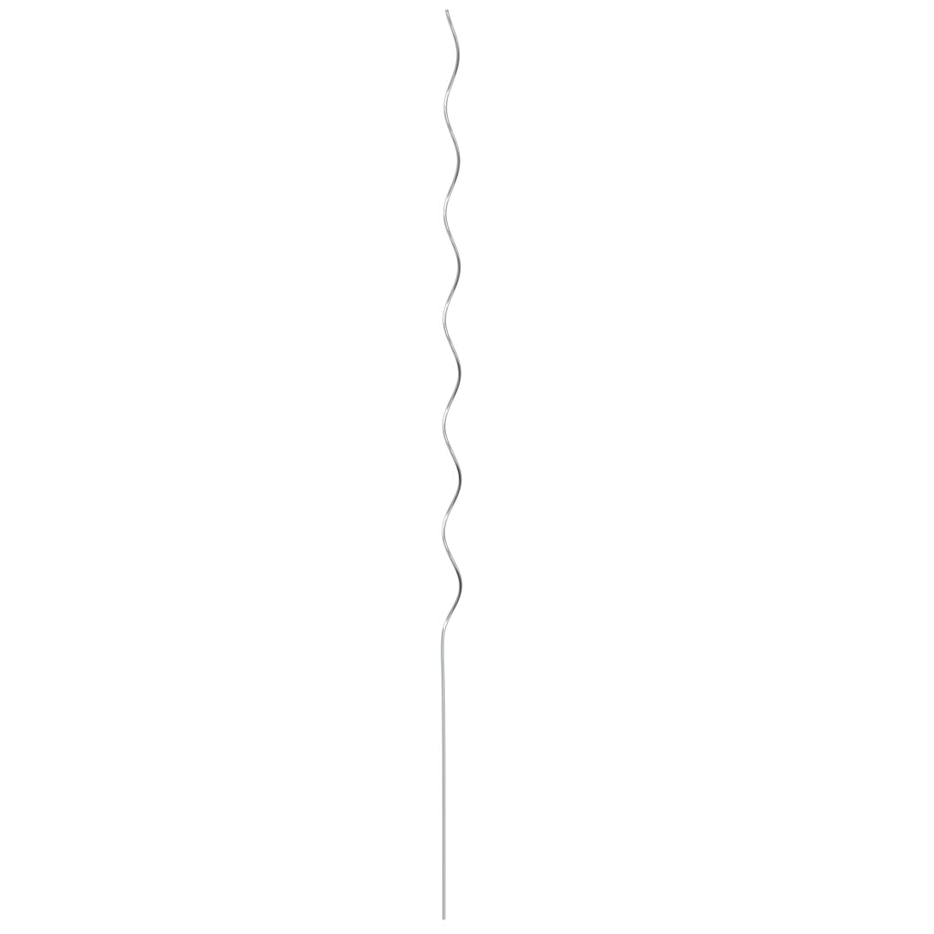 Supporti per piante a spirale , 5 pezzi, 150 cm in acciaio zincato