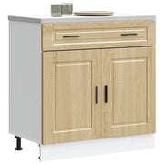 Base da Cucina-Mobile Base da Cucina Porto Rovere Sonoma in Legno Multistrato 102132