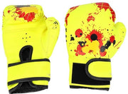 Guantighi da Boxe di Alta Qualità - Fascia da Boxe - Guantiglie Intime da Boxe per Bambini 2-11 Anni - Materiale PU Pelle - Respiranti con Fori di Aerazione - Guantiglie da Combattimento Sportiva
