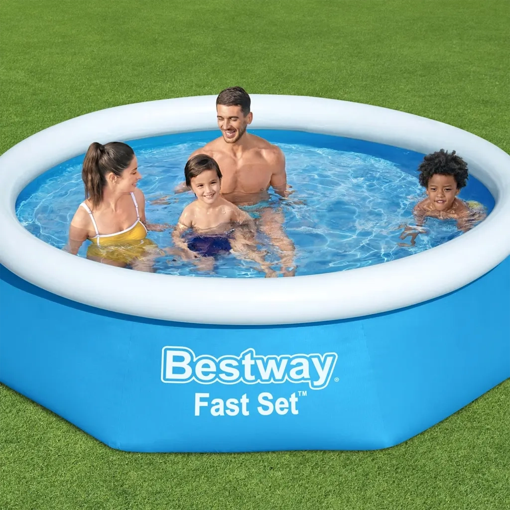 Bestway Piscina Gonfiabile Rotonda Fast Set 244x61 cm 57265 93312